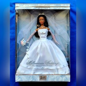 Millennium Wedding Bride African American Barbie Bridal Collection 1999 NEW 1st
